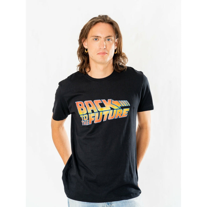 Back To The Future Logo T-shirt Adult_2