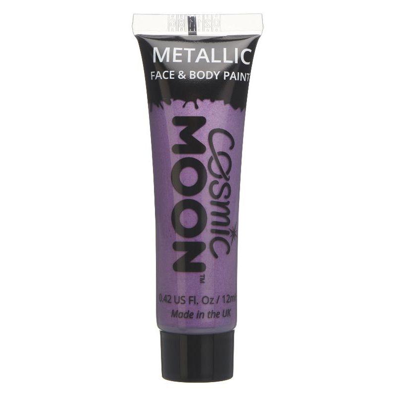 Cosmic Moon Metallic Face & Body Paint Purple Smiffys _1