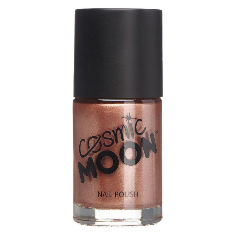 Cosmic Moon Metallic Nail Polish Rose Gold Smiffys _1