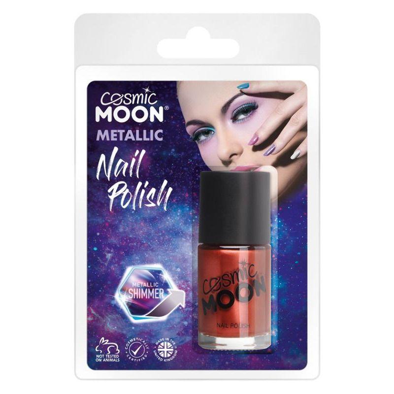 Cosmic Moon Metallic Nail Polish Red Smiffys _1