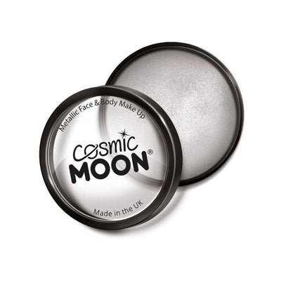 Cosmic Moon Metallic Pro Face Paint Cake Pots Sil Smiffys _1
