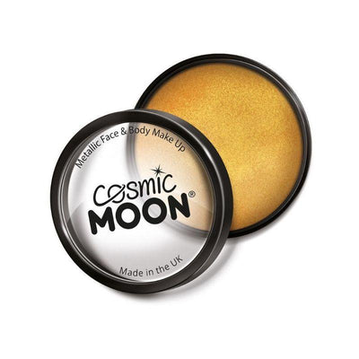 Cosmic Moon Metallic Pro Face Paint Cake Pots Gol Smiffys _1