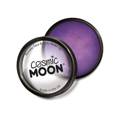 Cosmic Moon Metallic Pro Face Paint Cake Pots Pur Smiffys _1