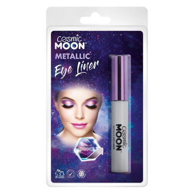 Cosmic Moon Metallic Eye Liner Silver Smiffys _1