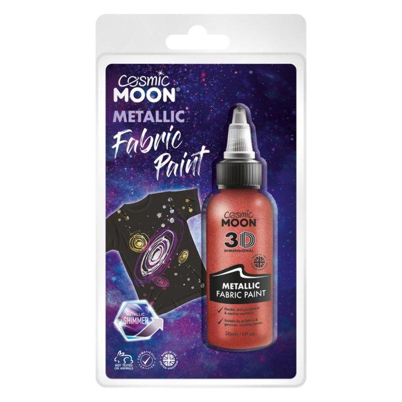 Cosmic Moon Metallic Fabric Paint Red Smiffys _1