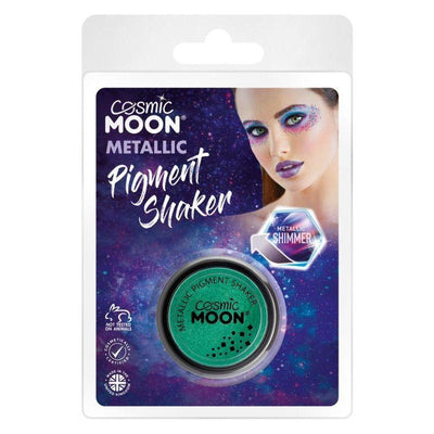 Cosmic Moon Metallic Pigment Shaker Green Smiffys _1