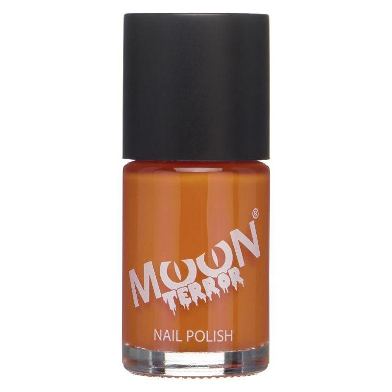 Moon Terror Halloween Nail polish Orange Smiffys _1