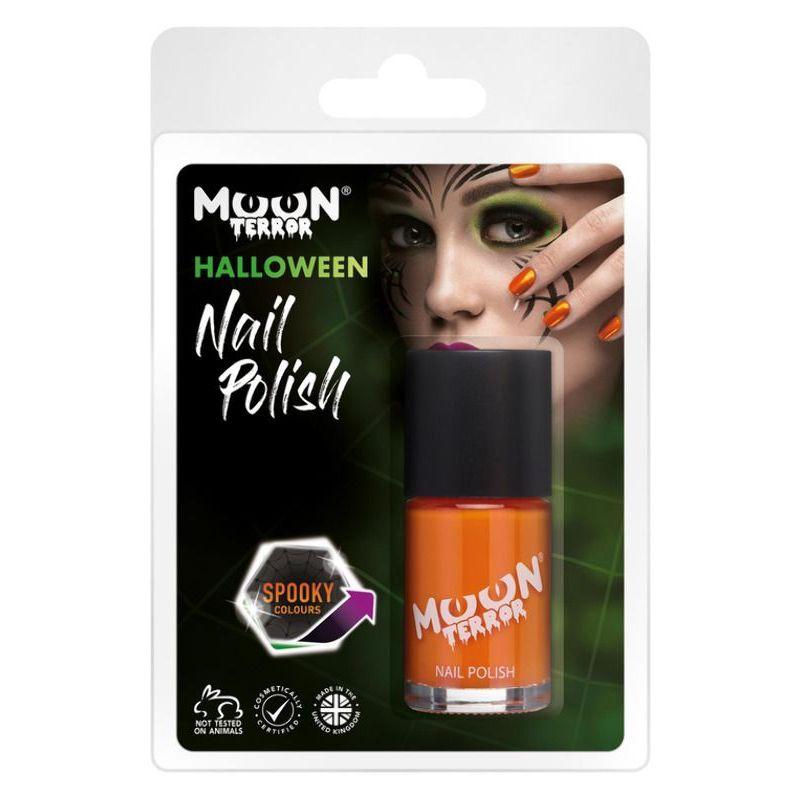 Moon Terror Halloween Nail Polish Orange Smiffys _1