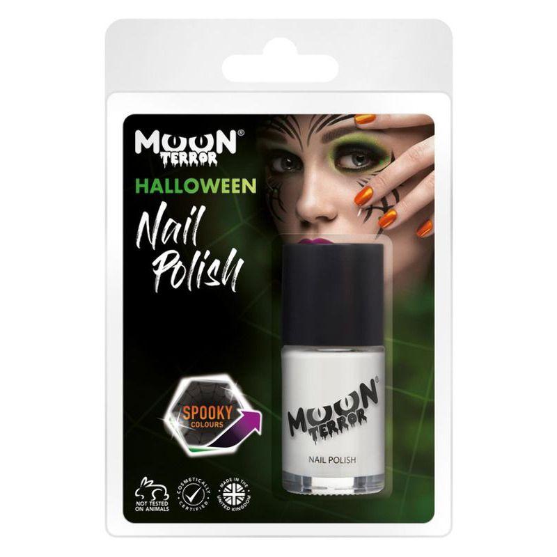 Moon Terror Halloween Nail Polish White Smiffys _1