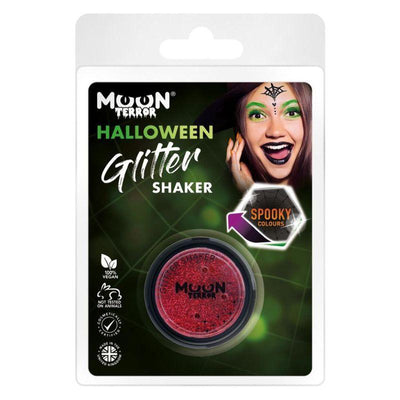 Moon Terror Halloween Glitter Shakers Red Smiffys _1