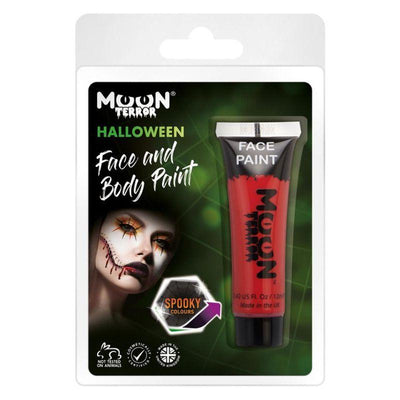 Moon Terror Halloween Face & Body Paint Red Smiffys _1