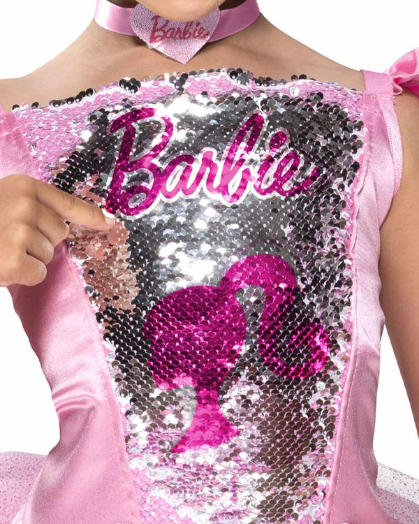 Barbie Ballerina Girls Pink Costume Dress