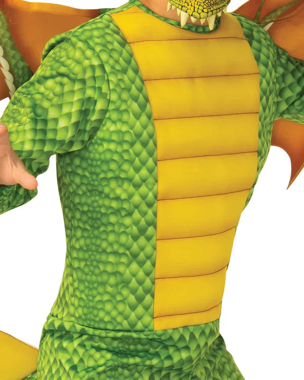 Dragon Green Child Costume 3 MAD Fancy Dress