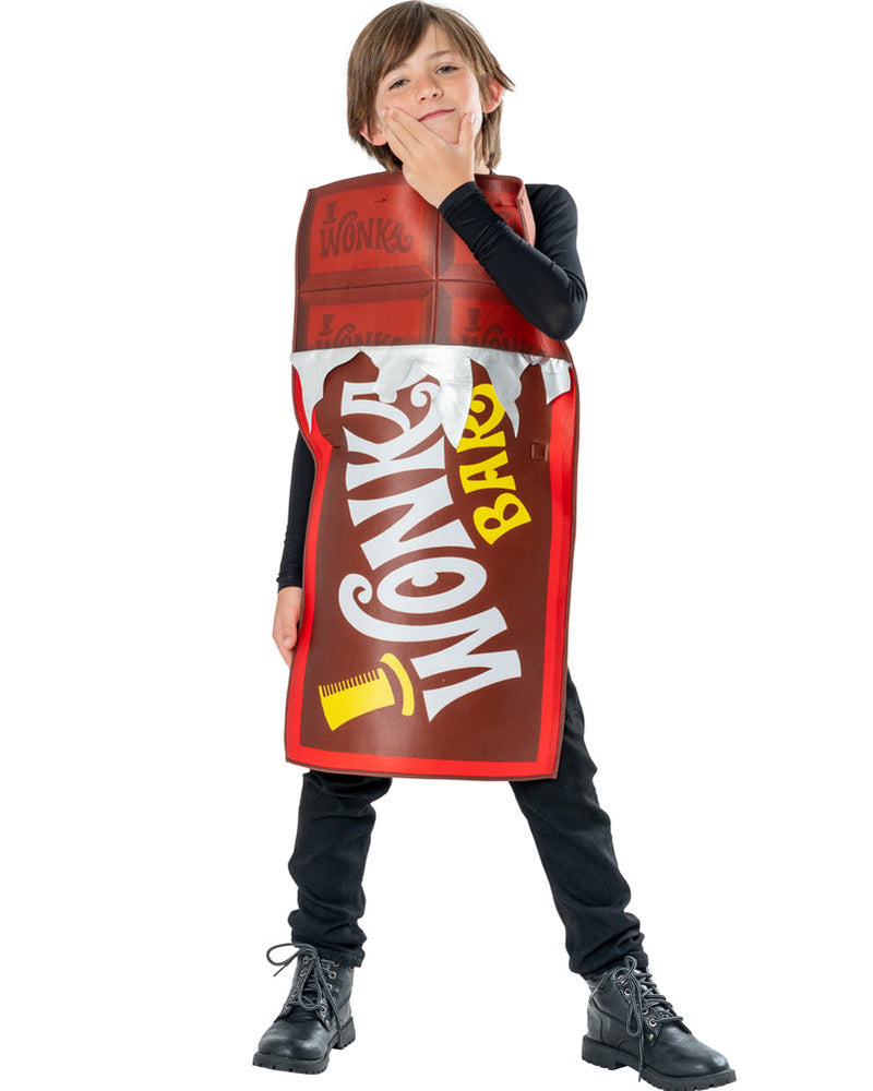 Willy Wonka Chocolate Bar Tabard Kids Costume